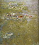 Claude Monet Detail from the Water Lily Pond oil painting reproduction